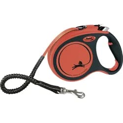 FLEXI XTREME orange Leine L 5m bis zu 65kg- Gurt