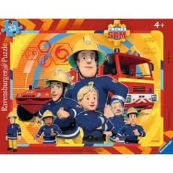 Ravensburger Puzzle Kinderpuzzle 33 Teile - Sam, der Feuerwehrmann, Puzzleteile