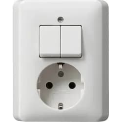 Gira Schuko-Serienschalt. rwsgl 017503