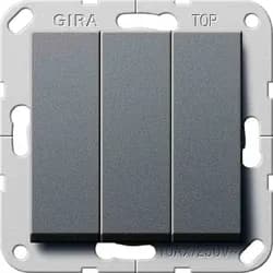 Gira Taster 3-fach anth 284428