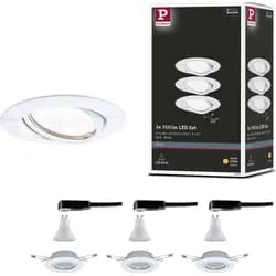 LED-Spot-Set EBL Base Set in Weiß max. 5 Watt 3-teilig