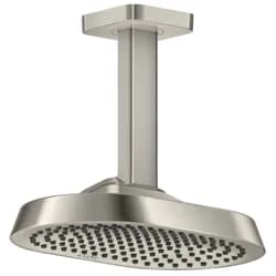 Hansgrohe AXOR ShowerSphere Kopfbrause 250/160 1jet EcoSmart+ mit Deckenanschluss, Edelstahl Optic