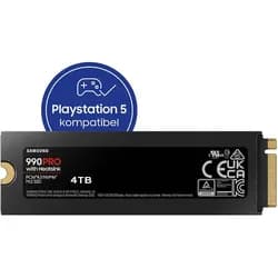 Samsung 990 Pro, 4 TB, M.2, 7450 MB/s