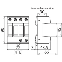 DEHN ÜS-Ableiter DEHNguard DG M TT 275