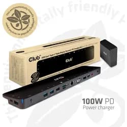 CLUB3D USB Type C 3.2 Triple Display Dynamic Charging 100W
