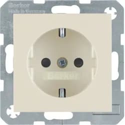 Berker SCHUKO-Steckdose ws/gl 41238982