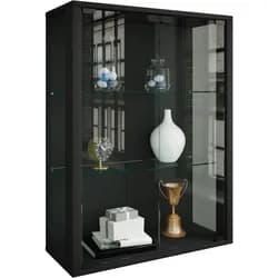 VCM my home Wandvitrine Udina schwarz