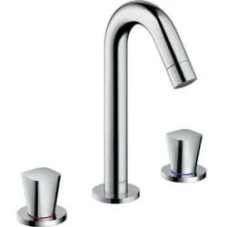 Hansgrohe Logis 3-Loch Waschtischarmatur Chrom - Silber