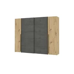 Z2 Dreh-/Schwebetürenschrank NARAGO - B/H/T ca. 270.00x210.00x61.00