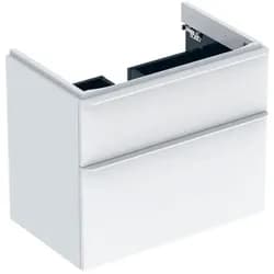 Geberit Smyle US für WT, eckig, m. 2 Schubl. 73,4x61,7x47cm, weiß