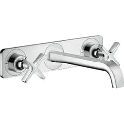 hansgrohe Fertigset Axor Citterio E UP-3-L-Waschtischarmatur, Ausl. 220mm, Pl., chr