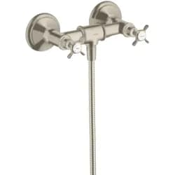 hansgrohe Duscharmatur Axor Montreux 2-Griff Brausearmatur mit Kreuzgriff