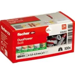 fischer DUOPOWER 5x25 100Stk