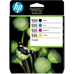 HP HP 934 Black/935 CMY Ink Cartridge 4-Pack
