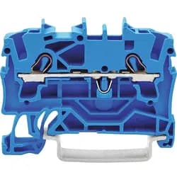 2-Leiter Durchgangsklemme blau 4mm2