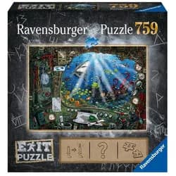 Ravensburger Puzzle Erwachsenenpuzzle 759 Teile - Im U-Boot, Puzzleteile
