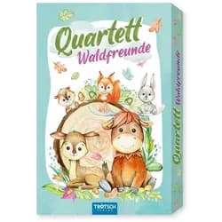 Trötsch Verlag Lernspielzeug Trötsch Quartett Spiel Waldfreunde