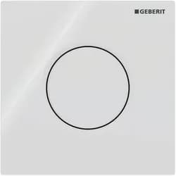 Geberit Typ 01 UR-Strg., rund, pneum. Sp-Ausl weiß glänzend