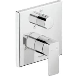 Duravit Fertigmontageset Manhattan UP-Wannen-Einhebelmischer, Umstellventil, chrom
