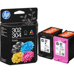 HP 302 304 Tinten schwarz + color