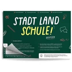 Simon & Jan Spiel Stadt Land Schule - Deutsch (MQ8)