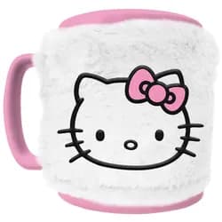 HELLO KITTY (PINK BOW FACE ICON) FUZZY MUG
