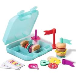Ravensburger Spiellebensmittel Spielwelt Küche Play+ Steck- und Spiel-Set Fingerfood 12034060