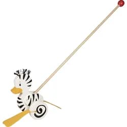 Goki Schiebetier Zebra-Ente 54959