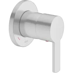 Keuco Fertigmontageset Plan blue UP-EHM, rund, aluminium-finish
