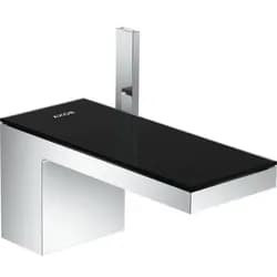 hansgrohe Waschtisch-Einhebelmischer 70 Axor MyEdition A 151mm, Pus-Op-Abl, m Pl, cr/Schw.-gl.