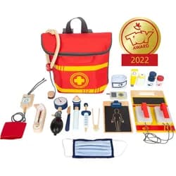 small foot Notarzt-Rucksack - rot