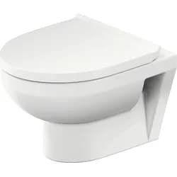 Duravit No. 1 Wand-WC Compact, Rimless, Badkeramik, 2575090000, weiß