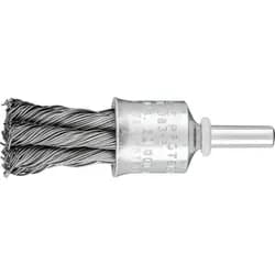 PFERD TOOLS Pinselbürste gezopft PBG Ø19 mm Schaft-Ø6 mm Stahl-Draht-Ø0,50