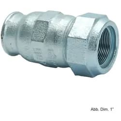 GEBO Wasserrohr GEBO Verschraubung verzinkt Typ I, 1 1/4"