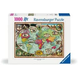 Ravensburger Puzzle Erwachsenenpuzzle 1000 Teile - Mit Fahrrad um die Welt, Puzzleteile