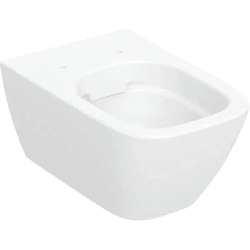 Geberit Wand-WC-Tiefspüler Smyle Square KeraTect/we, 4,5 l, geschl. F., rimfree