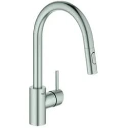 Concetto Kitchen faucet with pull-out Supersteel