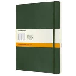 Moleskine Classic Liniertes Notizbuch XL 192 Seiten Waldgrün weicher Einband