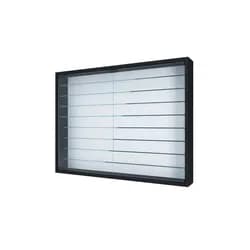 Hängevitrine Mandosa XXL Schwarz