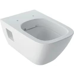 Geberit Renova Plan Wand-WC Tiefspüler teilgeschlossene Form, Rimfree, weiß