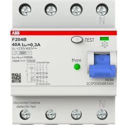 ABB, Schutzschalter, FI-Schutzschalter