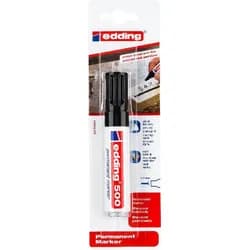 edding Marker Edding Permanentmarker 500 1er-Blister schwarz