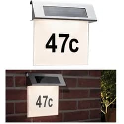 LED-Außenleuchte Solar House Number max. 0,2 Watt