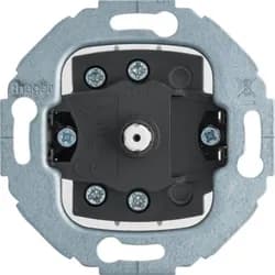Hager WDE387603, Schalter + Taster, Grau