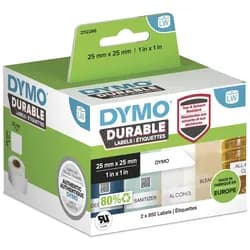 Dymo Etikett 2112286 25x25mm ws 2x850 St./Pack.