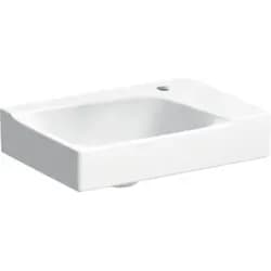Geberit Handwaschbecken Xeno2 40x28cm, m Hahnl. re, o. ÜL, we. K-Tect