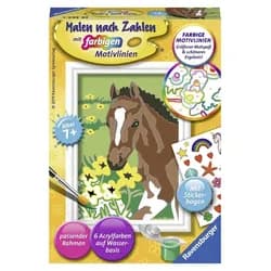 Ravensburger Malen nach Zahlen CreArt, Malen nach Zahlen Kinder - Fohlen