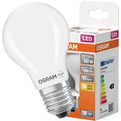 OSRAM E27 Retrofit Classic LED Lampe 5,9W wie 60W warmweiß Birnenform