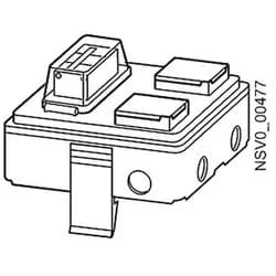 Siemens Abgangskasten BD2-AK1/2SD163FIA161 16A 2x1pol.