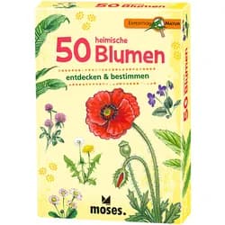 Moses Kartenspiel 50 heimische Blumen